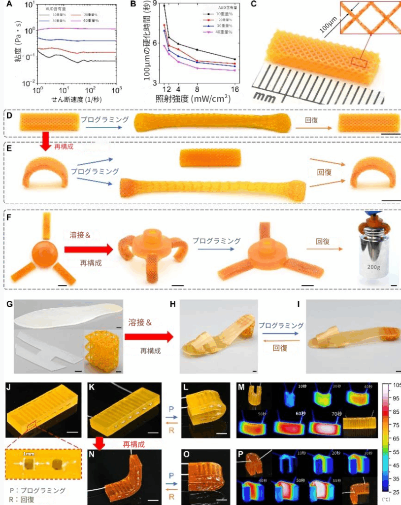 4Dプリンティング 3Dプリンター